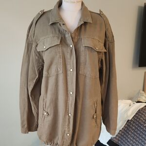 Zara Women's Utility Jacket in Brown